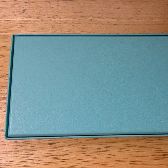NIB Tiffany & Co. Tiffany Blue Leather Style AB6 Personal Pocket Address Book - Picture 10 of 11